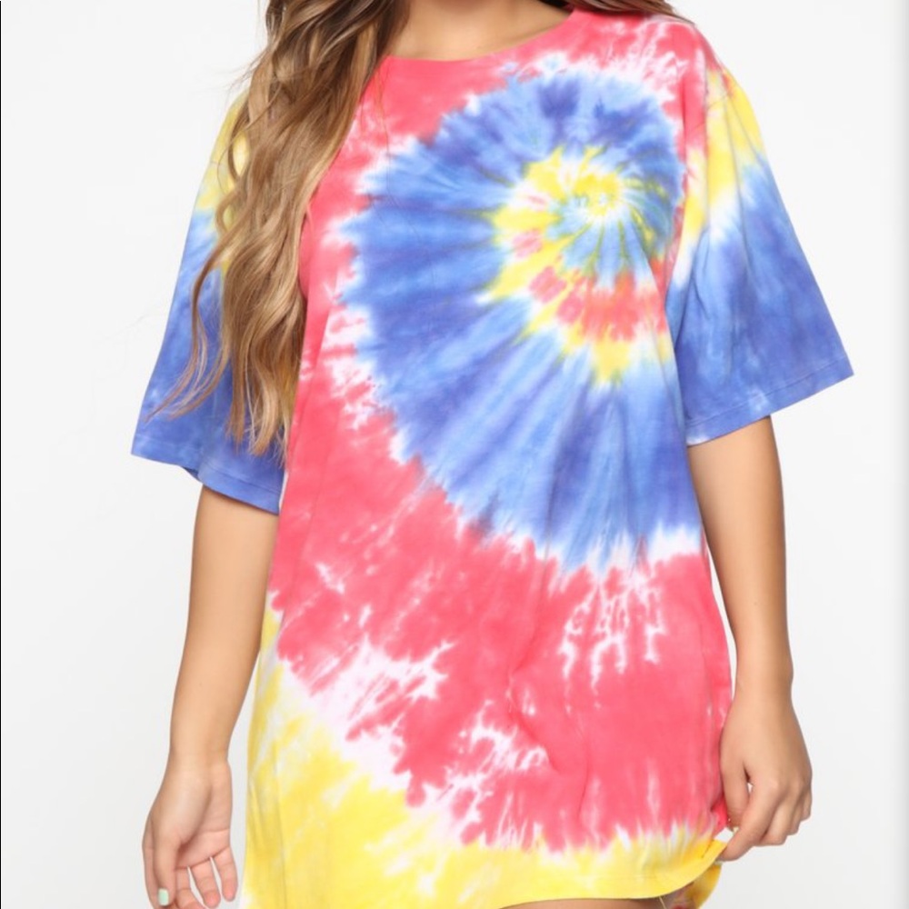 FashionNova Tie-Dye Dress